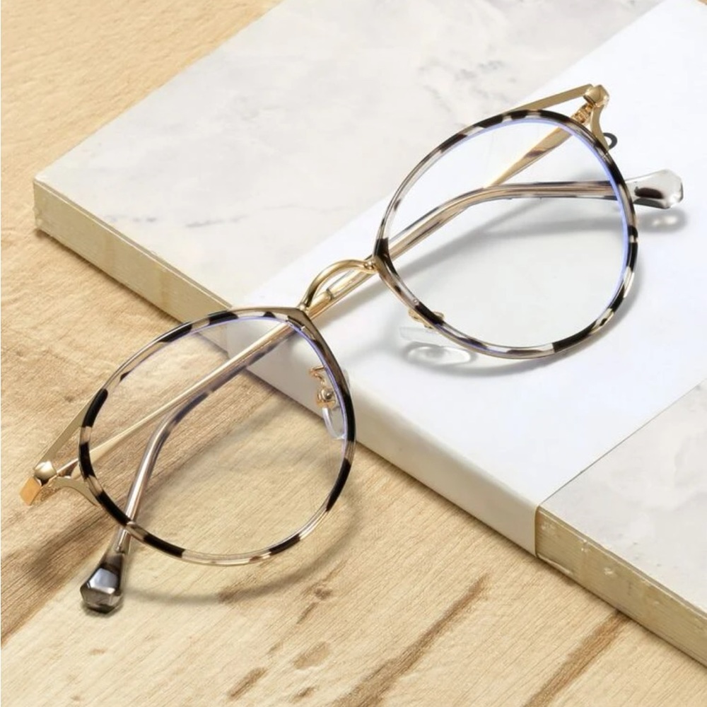 Round Frame Anti-blue Light Eyeglasses